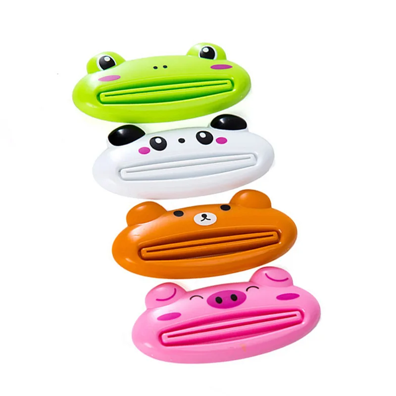 Newly Cute Animal Toothpaste Squeezer Home Commodity Bathroom Tube Cartoon Dispenser Tool XSD88