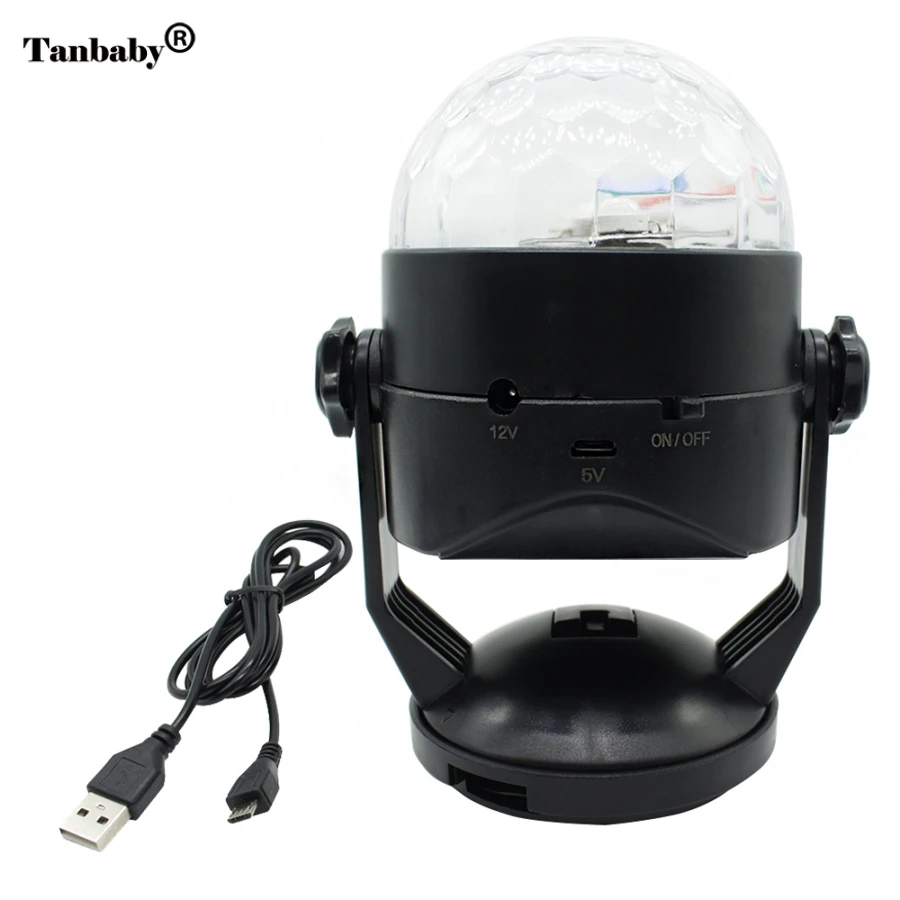 

Tanbaby RGB LED Laser Pointer Disco Stage Light Voice Control USB or Battery Operated Laser Projector Party Bar Pattern Lighting