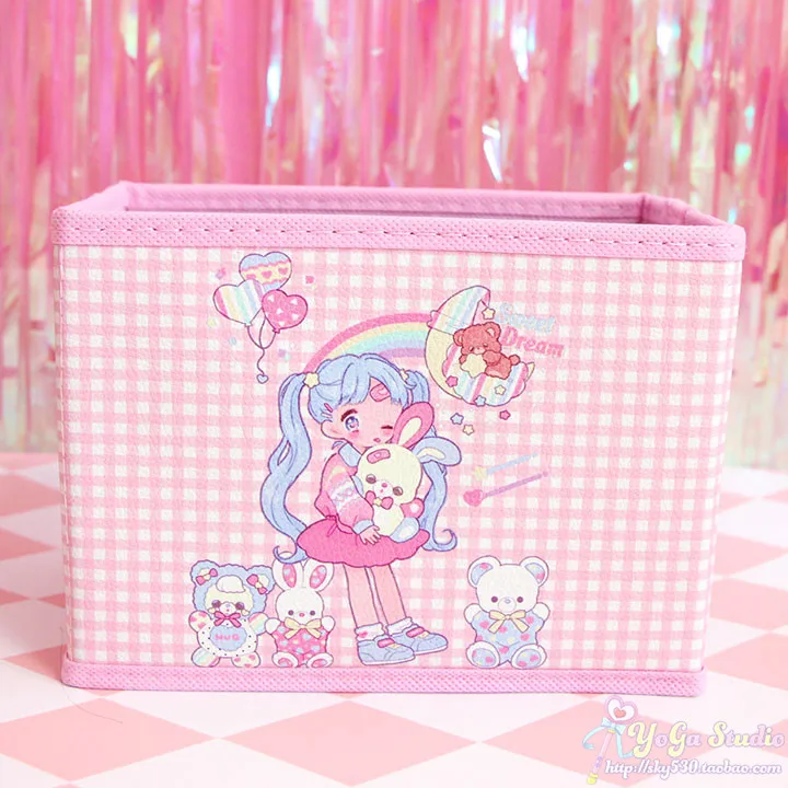 Мультяшная милая My Melody Cardcaptor Sakura Сейлор Мун Косметические Сумки для девушек косметички игрушки складной ящик для хранения сумка органайзер