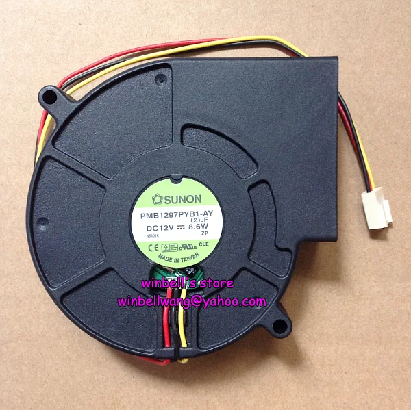 

Original SUNON 9cm fan PMB1297PYB1-AY (2).F 12V 8.6W 3pins fan ,new in stock ~