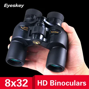 

New 10X32 Power Binocular Compact Binoculars Long Range Professional Military Camping Hunting Wide Angle Telescope Bird Watching
