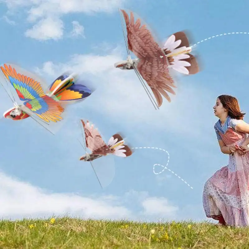 New Electric Paper Airplane Model 2 4GH DIY Remote Control Paper Flying Bird Eagle Parrot Shape