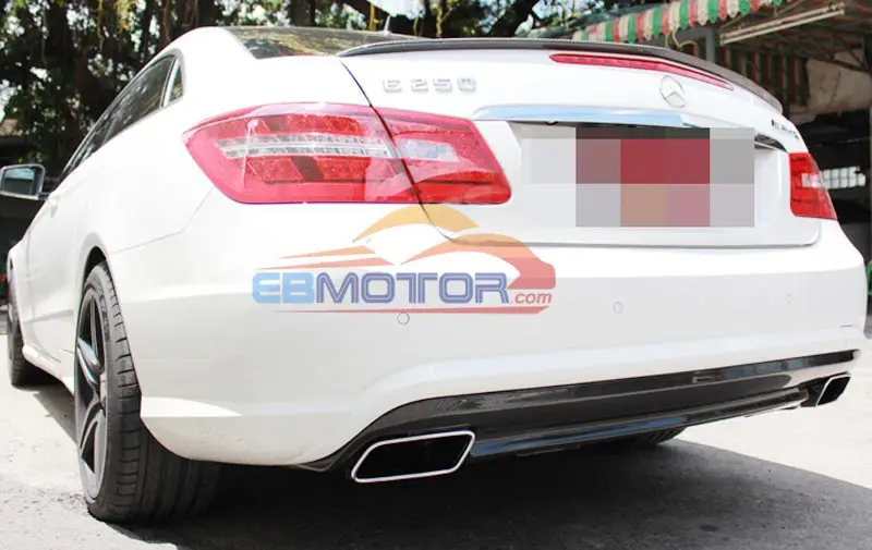 REAR CARBON FIBER DIFFUSER FOR MERCEDES BENZ W207 2DR COUPE E550 E500 E350 AMG SPORT PACKAGE