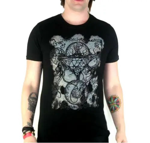 

Too Fast Demon Gate Illuminati Gothic Punk Emo Goth Satanic Devil Tee T Shirt