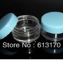 100 шт 5 г пустая банка для крема пластиковая Косметическая Упаковка Контейнер мини небольшой образец банка путешествия многоразового случае