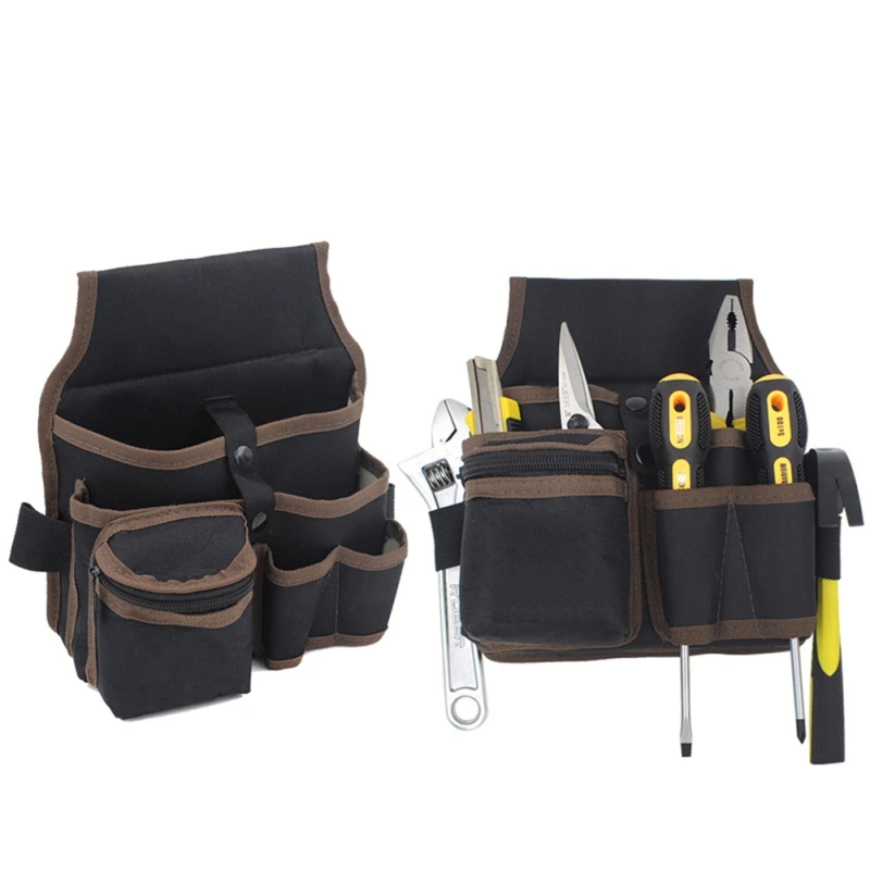 

Polyester Tool Bag Belt Waist Bag Pouch Waist Pocket Outdoor Work Hand Tools Hardware Storage Electrician Gardening Tool