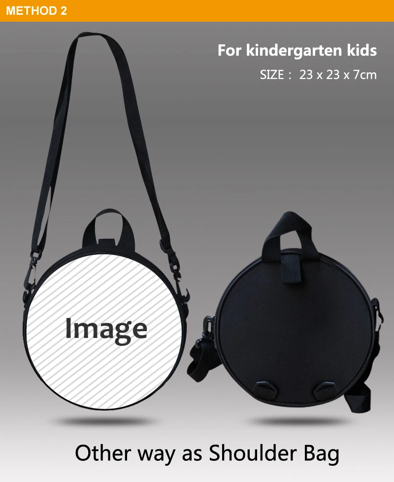 9 дюймов дети мультфильм сумки мини-рюкзак Бэтмен ребенок рюкзак мешок печати круглые сумки круглый Рюкзак Детские Детский сад Сумки