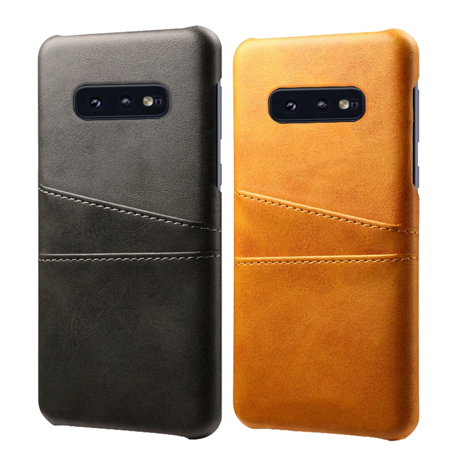 Luxury Leather Card Holder Phone Cases For Samsung Galaxy S8 S9 S10 Plus 5G Lite S8Plus S9Plus S10Plus S10lite Phone Cover