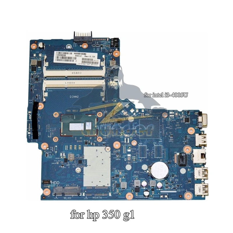

758028-501 for HP 350 G1 laptop motherboard i3-4005U HM86 GMA HD4400 DDR3L