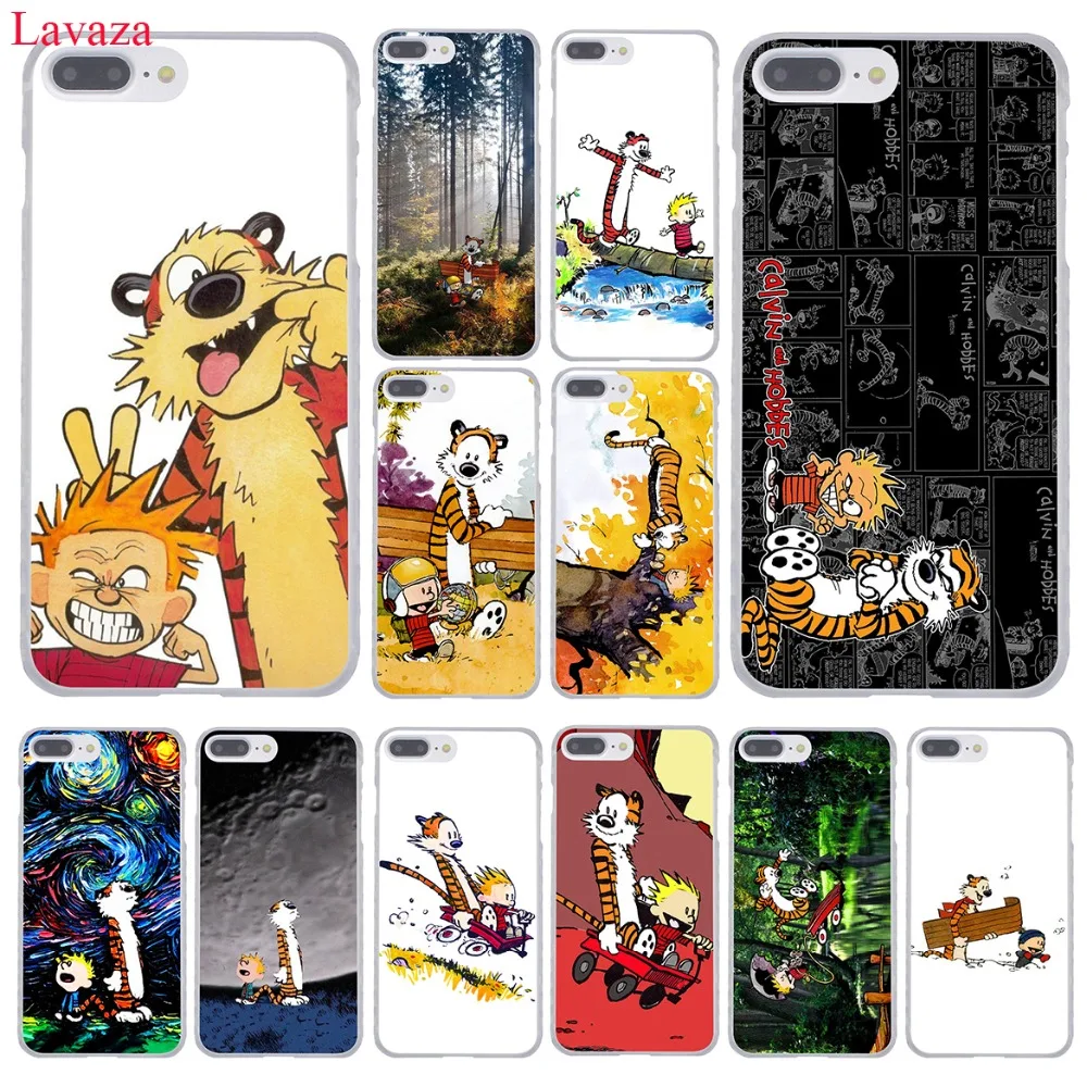 

Lavaza The Complete Calvin and Hobbes Hard Phone Case for iPhone XR XS X 11 Pro Max 10 7 8 6 6S 5 5S SE 4S 4 Cover