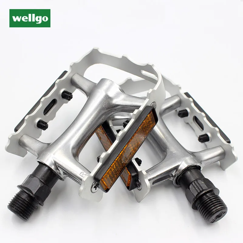 

Wellgo C1 DU Bearing Bicycle Pedal Anti-slip Ultralight CNC MTB Mountain Bike Pedal Sealed Bearing Pedals Bicycle Accessories