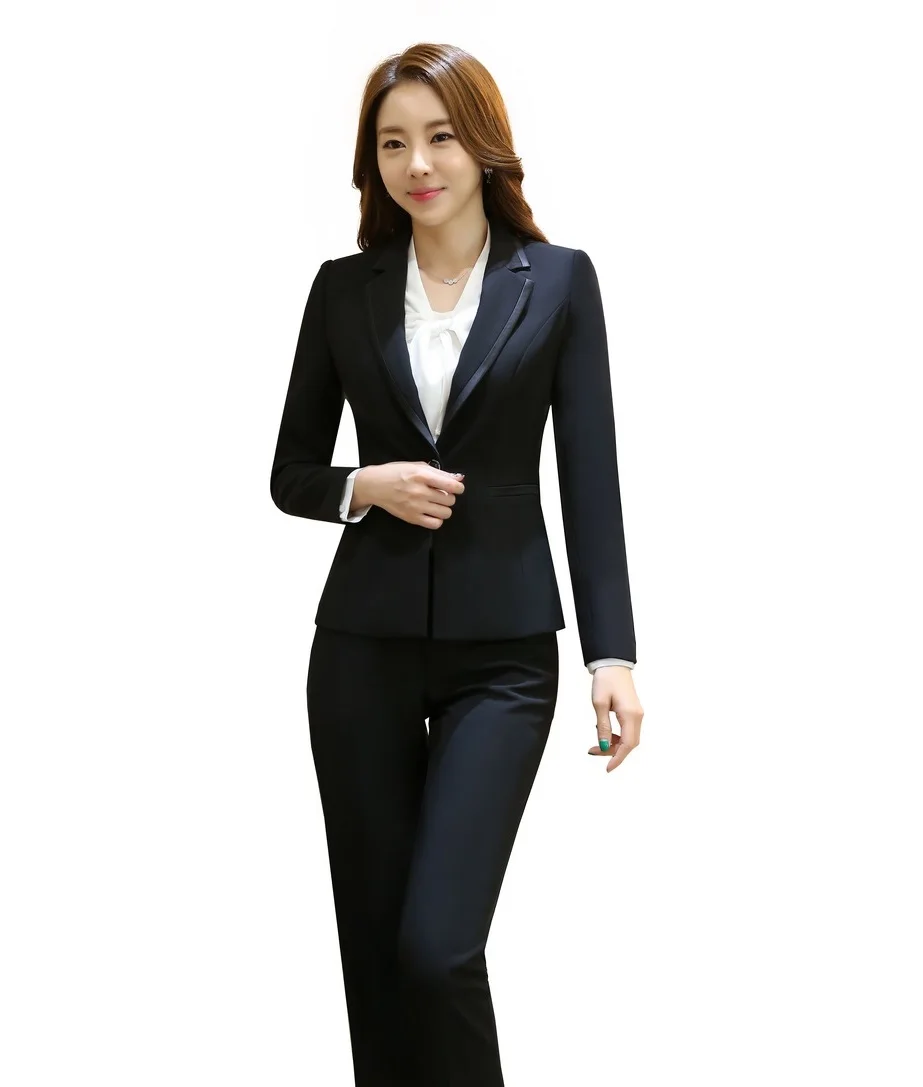 2015 New Fashion Solid Women Business Suits Custom made