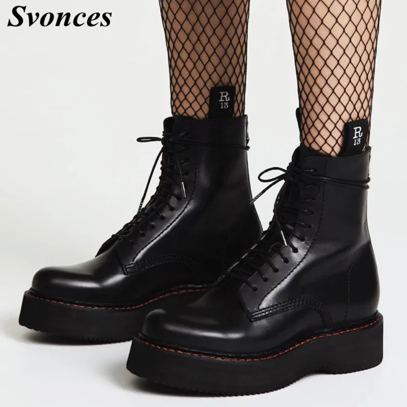 Buy Street Fashion Black Platform Boots Women Punk
