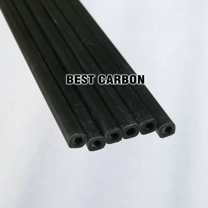 

5pcs of 3.5mm x 2.2mm x 1000mm Square Pultruded Carbon Fiber Tube