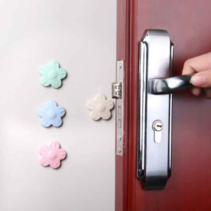 1pc Self Adhesive Wall Protectors Door Handle Bumpers Door Guard Stopper Door Buffer Pad for Door Stopper Doorstop 4