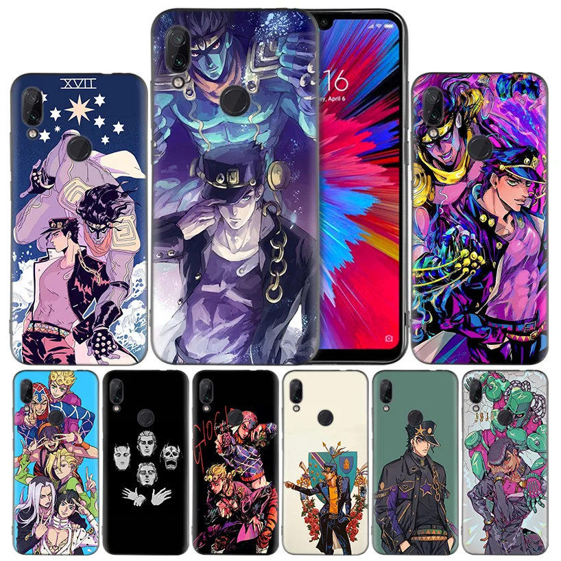 

JoJo Bizarre Adventure Silicone Case Cover for Xiaomi Mi 9 8 Play A1 A2 Redmi Note 7 6 6A 5 Plus S2 GO Lite Pro Pocophone F1