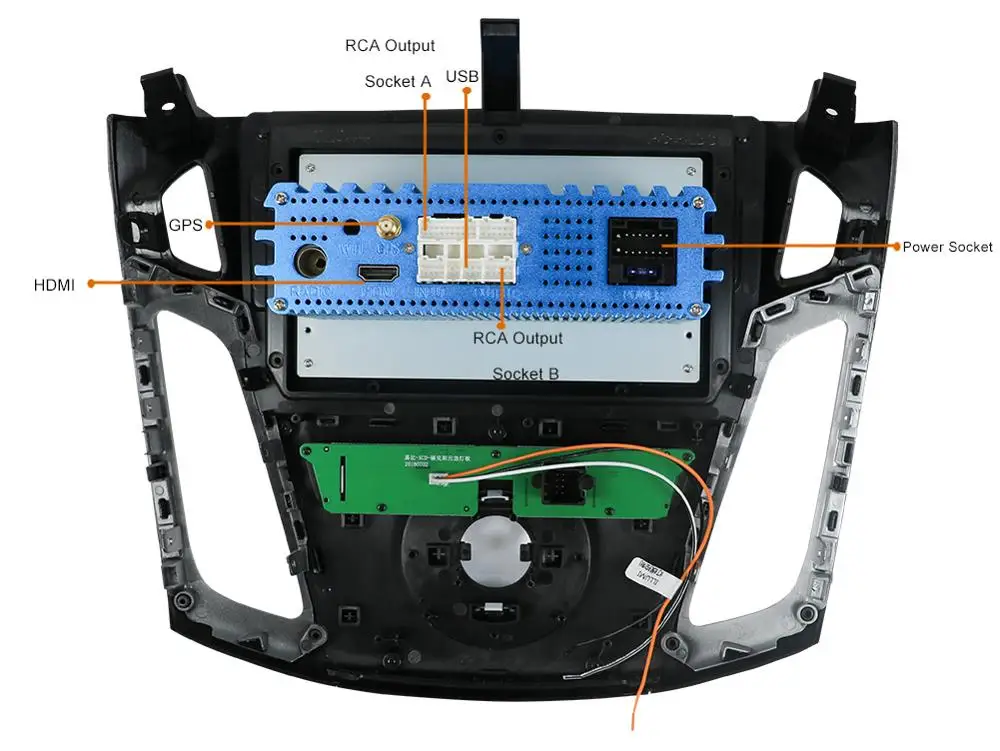 Discount 1 din 9 inch mirror link Android 9.0 Car radio for Ford For Focus 2012-2017 Bluetooth wheel control Multimedia Player Autoradio 2