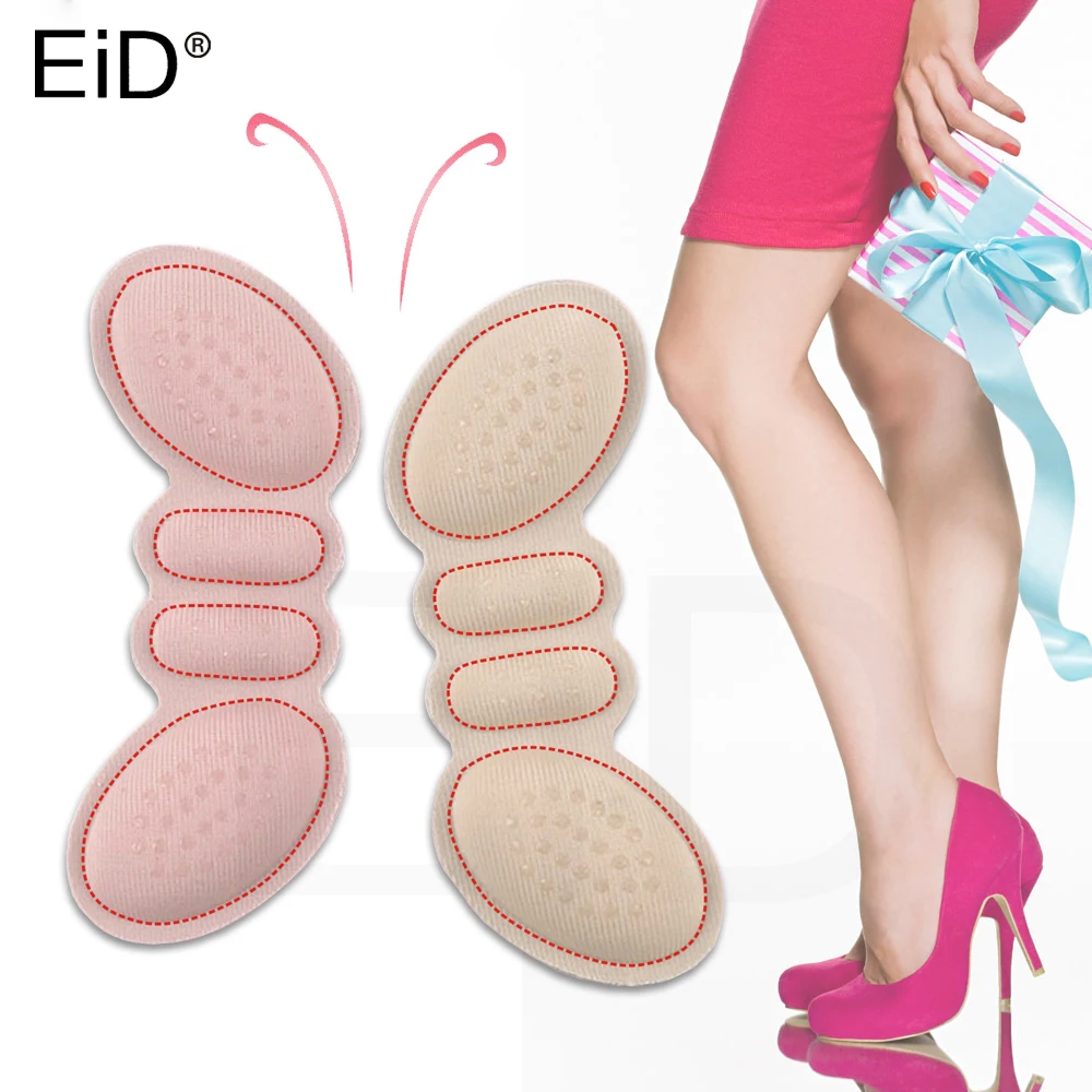 

EiD 3 Pair Memory foam Orthopedic Insole Brand New T-Shape Silicone Non Slip Cushion Foot Heel Protector Liner Shoe Insole Pads