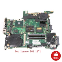 NOKOTION 41w1487 14.1 ''дюймовый Тетрадь PC основной платы для Lenovo ThinkPad T61 материнской Системы доска DDR2 Процессор