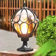 Ландшафтный открытый светильник ing настенные лампы балкон коридор lampara de pared para внешняя вилла настенный светильник Открытый промышленный Декор