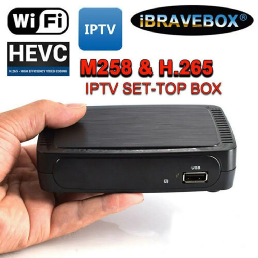 IBRAVEBOX M258 H.265 цифровой Спутниковое IPTV Приемник Поддержка PVR EPG Smart Декодер каналов кабельного телевидения для Сталкер быстрее MAX 250/254