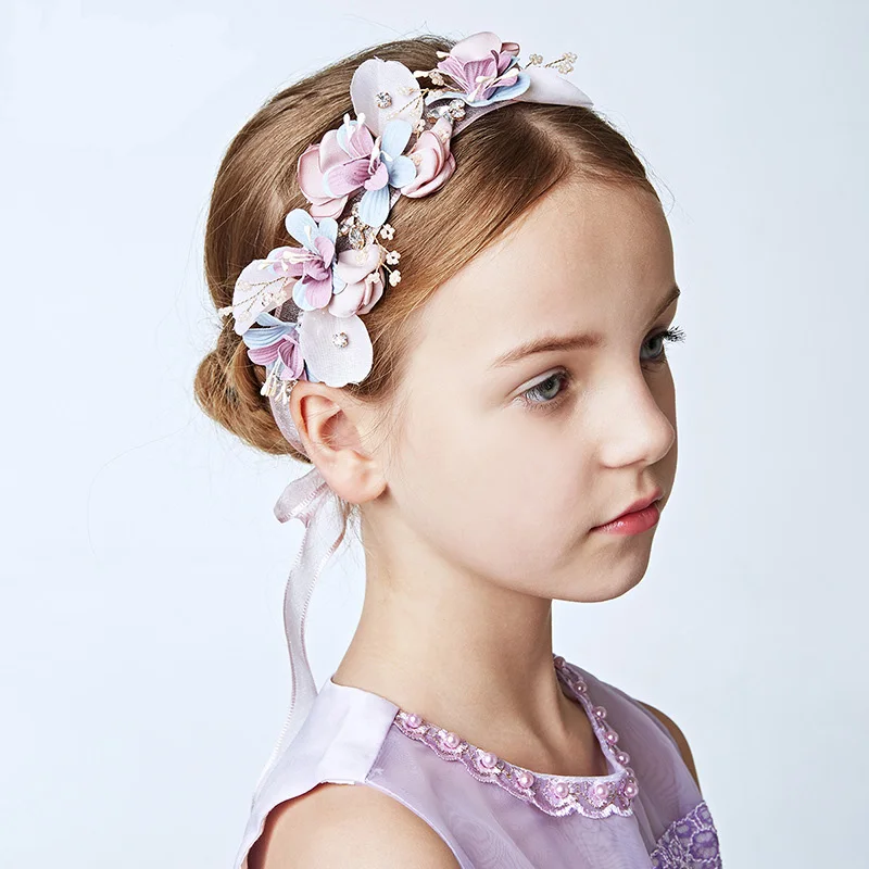 Bridesmaid wreath Little Girl Wedding Jewelry Hair Accessories