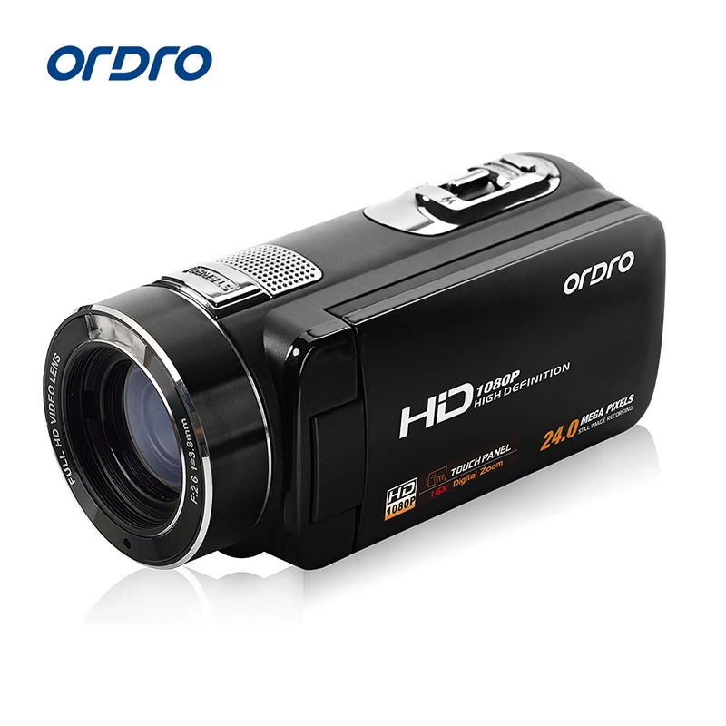 

Ordro Camcorder HDV-Z8 Plus 1080P FHD Digital Video Camera 3.0" LCD Touch Screen with Remote Control USB Port HDMI Output