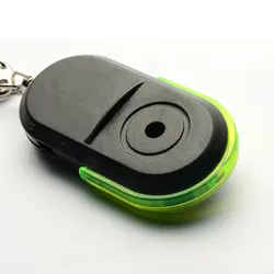 Alarme Anti perte, sifflet, lumière LED, localisateur de clé, dispositif de porte clés EM88 
