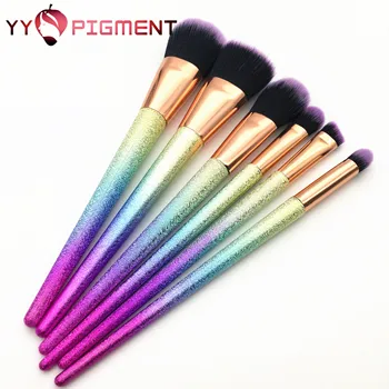 

New Arrival 6PCS Makeup Brushes Fantasy Set Foundation Powder Eyeshadow Kits Gradient color makeup brush set