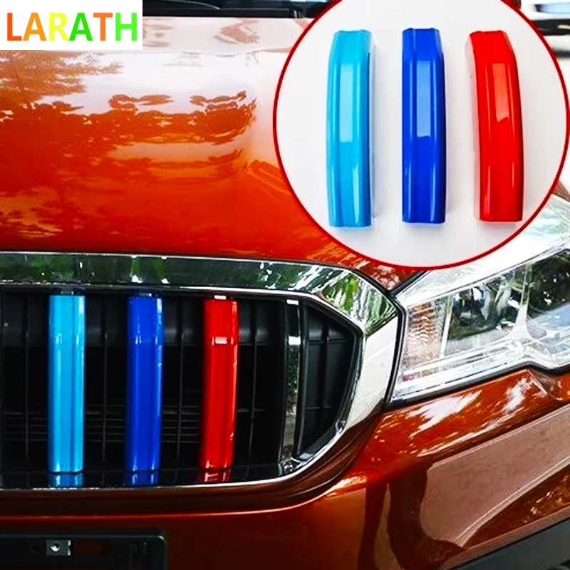 

The New For Suzuki SX4 S-Cross Facelift 2017 2018 ABS Paint Multi-Color Front Grille Trim Strips Auto Exterior Accessories 3pcs