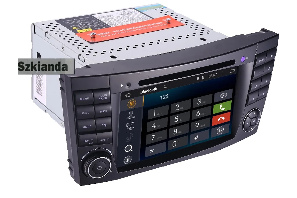 Perfect 4GB RAM 64GB ROM 8Core Android 9.0 2din car DVD player For Mercedes Benz E-class W211 E200 E220 E300 E350 E240 E270 E280 W219 5