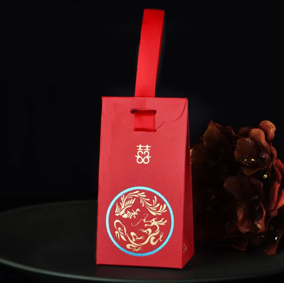

Free shipping beautiful hand-held red wedding candy bags,110pcs/lot,HYXY1-3