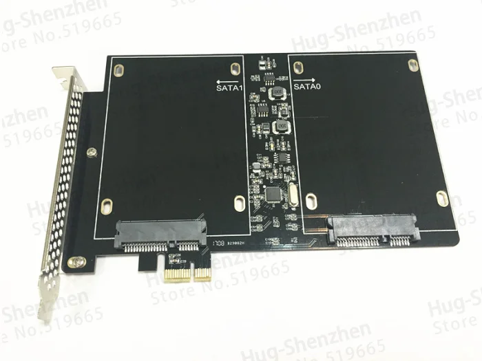 Высокоскоростная карта адаптер DEBROGLIE DB 23561 Dual SATA III к PCIe SSD для 08 12 0 8 10 Бесплатная
