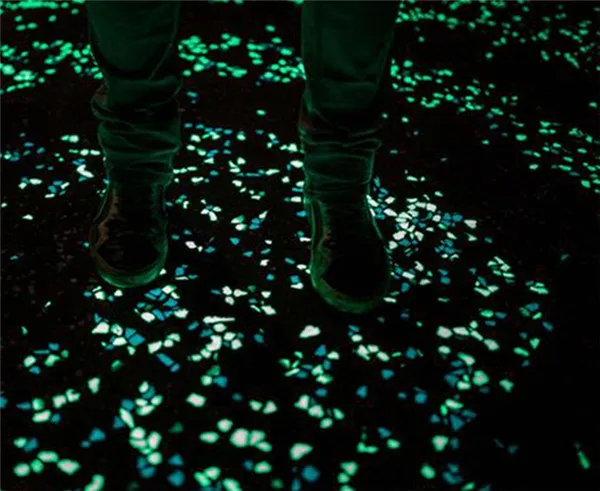 Colorful Artificial Luminous Stones 50pcs Garden Pebbles - 22