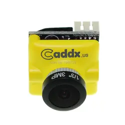 Caddx. Нам Turbo Micro F1 1/3 "CMOS 2,1 мм 1200TVL 16:9/4:3 NTSC/PAL низкой задержкой Мини FPV Камера 4,5 г