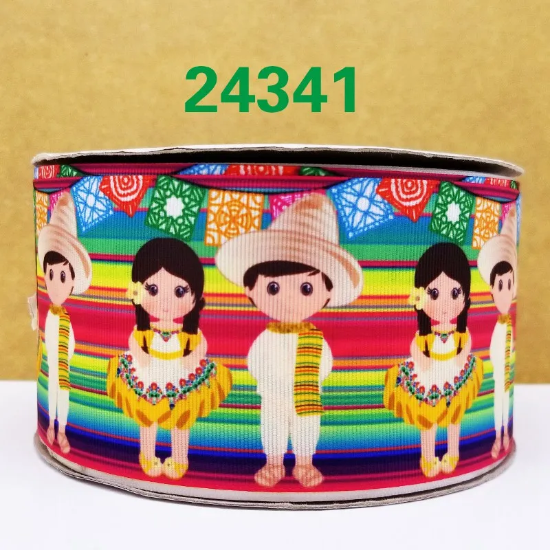 24341 50 ярд Мультфильм Спорт напечатанный grosgrain ленты 24341 - Цвет: 24341