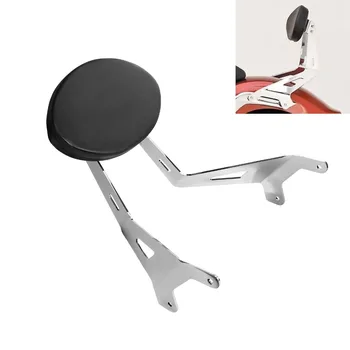 Motorcycle Chrome Fixed Mount Rear Short Passenger Backrest Sissy Bar Upright & Custom Pad For Yamaha Stryker XVS1300 2011-2017 Motorcycle Chrome Fixed Mount Rear Short Passenger Backrest Sissy Bar Upright & Custom Pad For Yamaha Stryker XVS1300 2011-2017