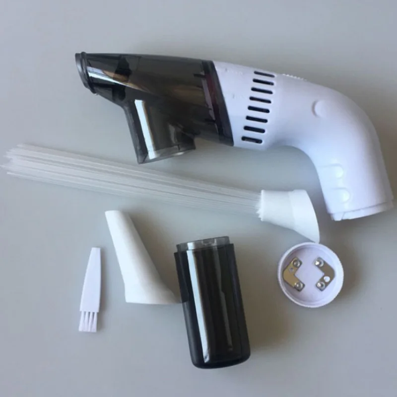 Бытовые инструменты для уборки Аксессуары Чистящие Щетки Бытовые ручные портативный пылесос щетки электрический маленький очиститель - Цвет: White  Clean Brush