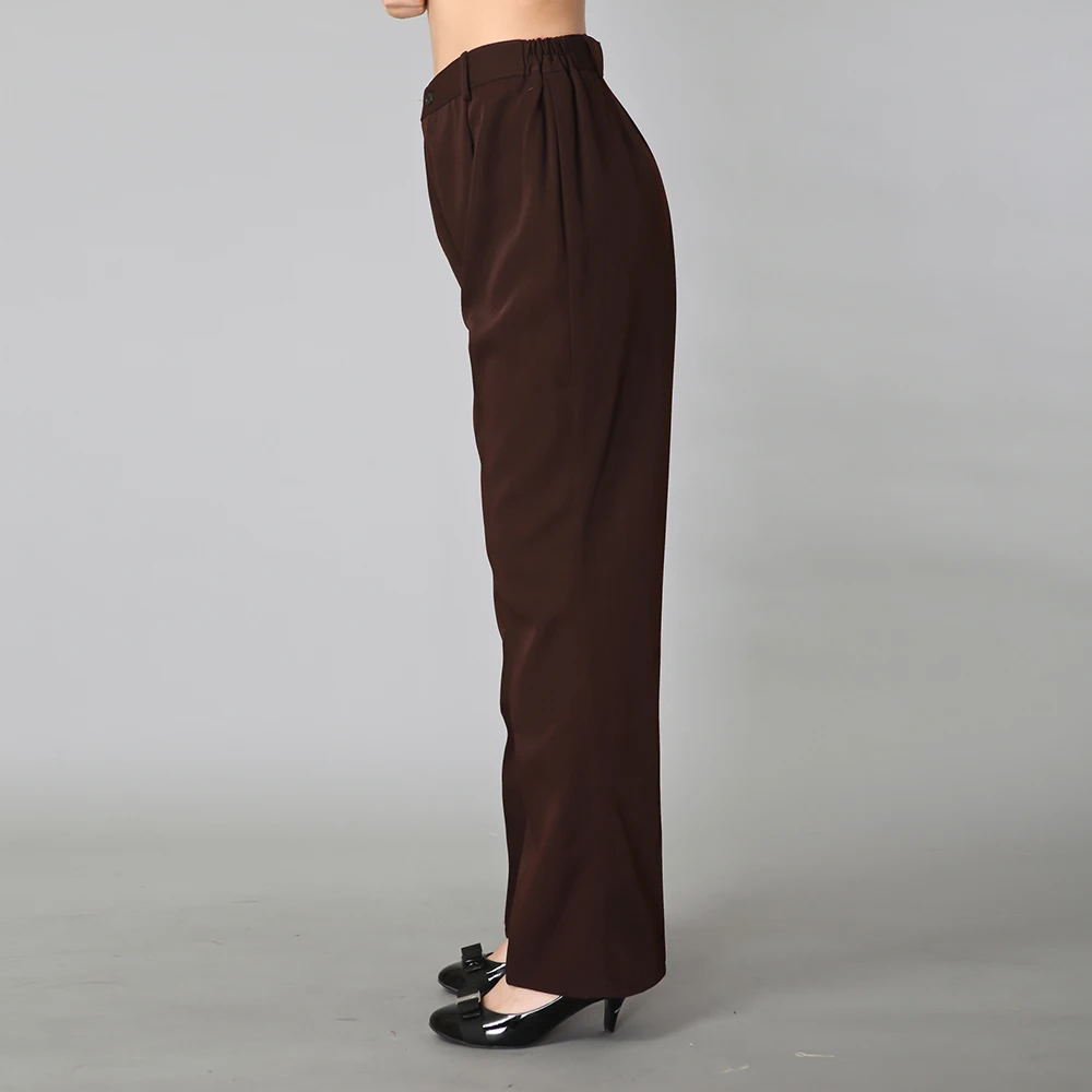 Женские рабочие брюки с эластичным поясом длинные прямые брюки деловой костюм брюки Питание Ресторан официантка одежда униформа брюки