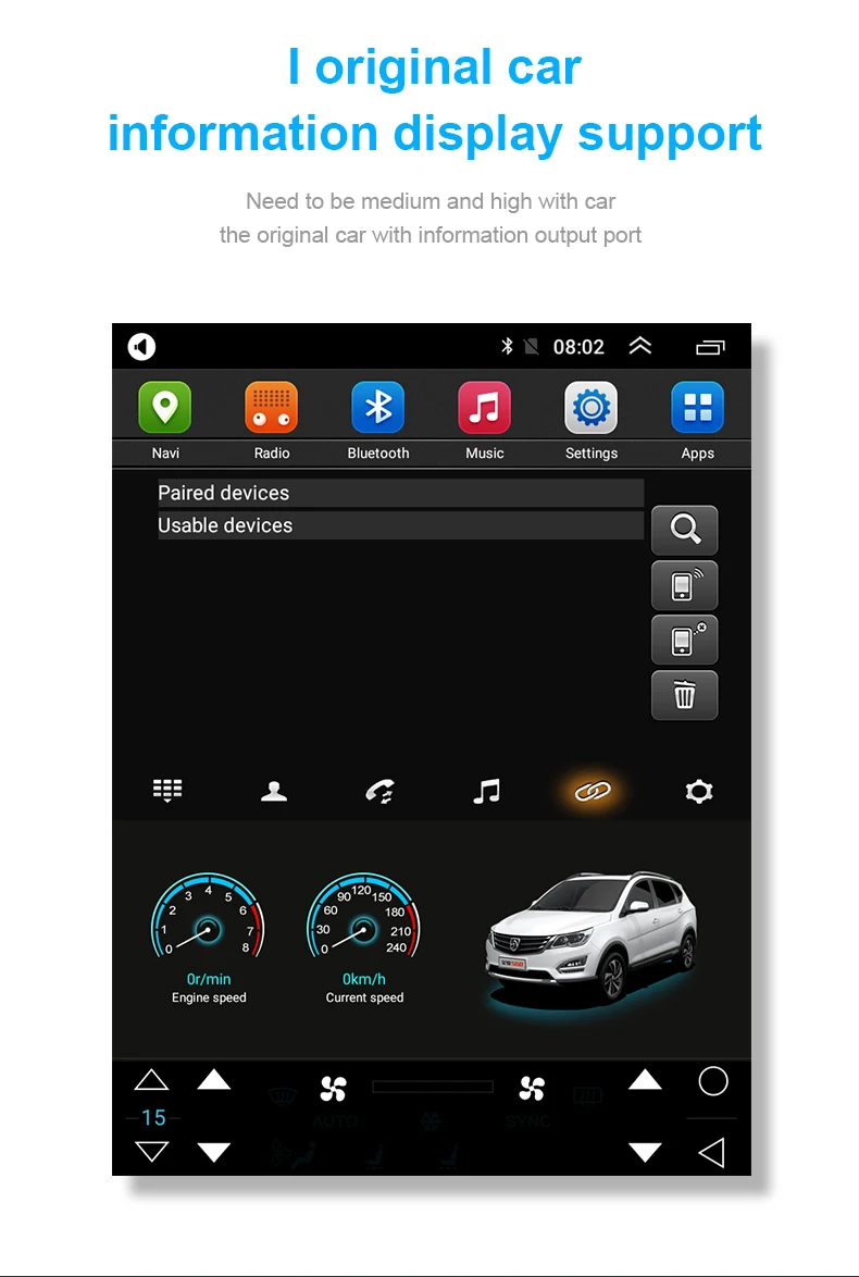 Top 64GB Android8.1 Tesla style Car GPS Navigati for Ford Mondeo 2007-2010 yea Vertical  screen GPS multimedia radio navigaton 21