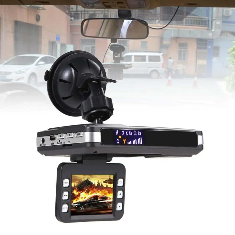 

720P 12V Car Safety DVR Video Recorder Camera Traffic Alert Radar Speed Detector