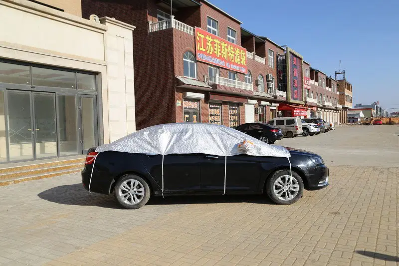 Светоотражающий анти-Солнцезащитный антифриз половина лобового стекла автомобиля тела Одежда Автомобиля Крышка для Honda Fit городской Accord Crosstour jade