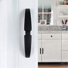 96mm dresser pull knob handle drawer knob pull black kitchen cabinet cupboard handle pull furniture decoration hardware handles
