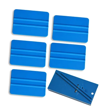 

EHDIS 5pcs Squeegee With Skiving knife Vinyl Film Car Wrap Plastic Trimmer Card Scraper Sharpening Window Tints Tool Car Sticker