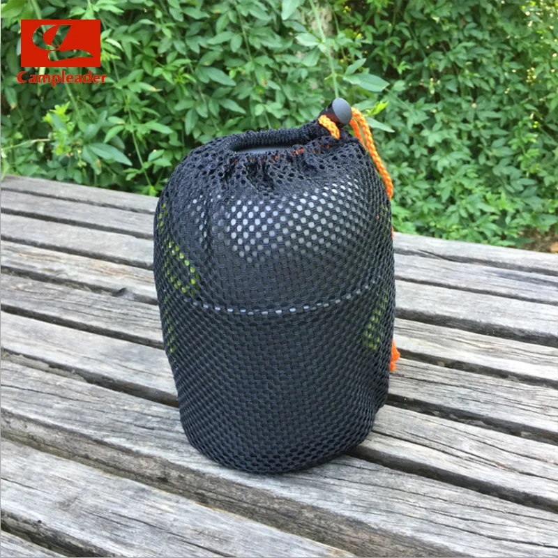 Nuevo 1-2 persona no-stick Picnic olla Pan Camping olla plegable al aire libre utensilios de cocina 6 en 1 sets de camping al aire libre con estufa CL009