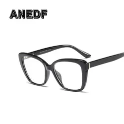 ANEDF фирменный дизайн квадратные очки кадров Для мужчин Новинки для женщин трендовая стильная оптический Мода компьютер очки с бесцветными