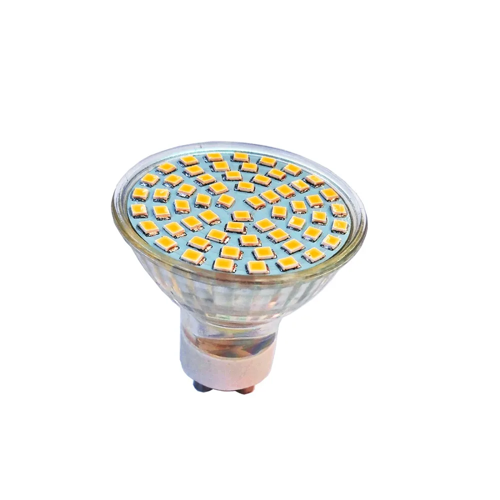 GU10 Светодиодный светильник 7 Вт AC220V GU5.3 светодиодный прожектор теплый/холодный белый 2835SMD 60 Светодиодный s для дома энергосберегающая лампа