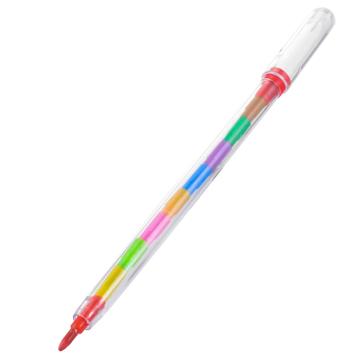 Mayitr 12pcs Swap Point Crayons Stacker Pencils Party Loot Bag Fillers Drawing Pen For Kids Party Gift Supplies