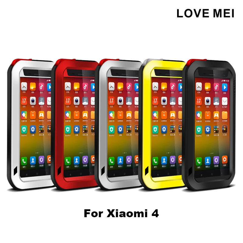 imágenes para Para Xiaomi 3 4 5 Caso Mi3 Mi4 M3 M4 M5 Mi5 caso original Cubierta Blindada A Prueba de agua a prueba de golpes Caso duro Fundas de Vivienda caso de shell imágenes para Para Xiaomi 3 4 5 Caso Mi3 Mi4 M3 M4 M5 Mi5 caso original Cubierta Blindada A Prueba de agua a prueba de golpes Caso duro Fundas de Vivienda caso de shell