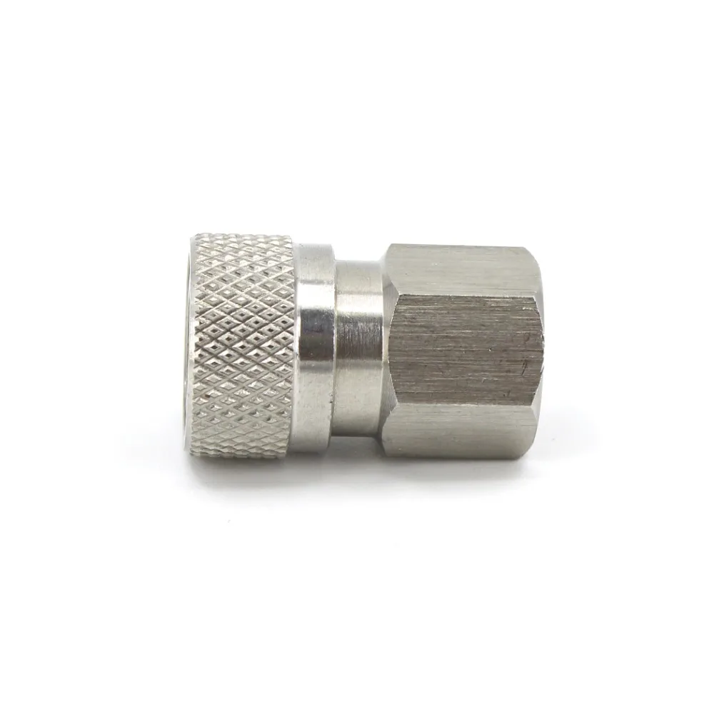 Пейнтбол PCP Airforce 1/8NPT 1/8BSPP нержавеющая сталь 8 мм гнездовая БЫСТРОРАЗЪЕМНАЯ